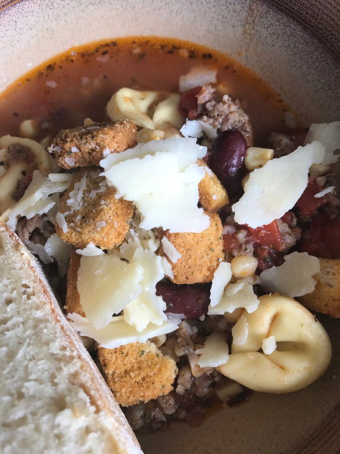 Tortellini soup