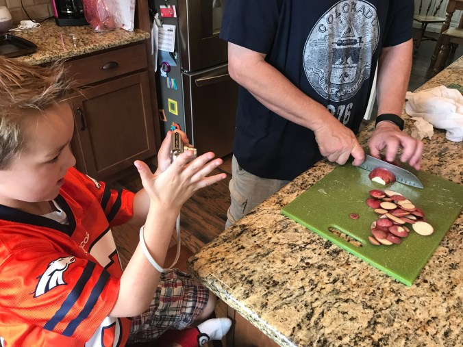 my sous chef and my photographer