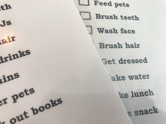 We should laminate everything