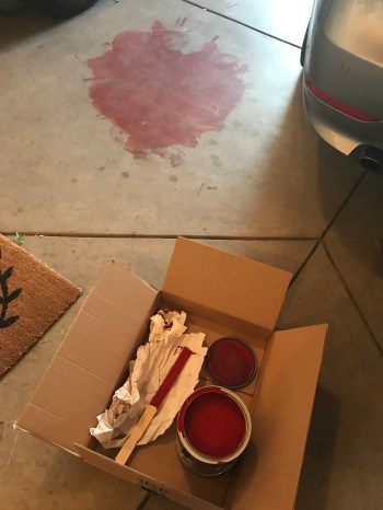 only one paint spill please